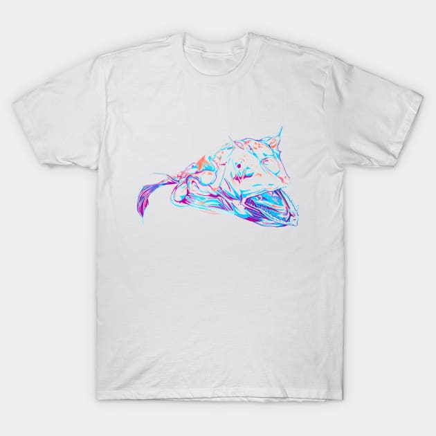 Deep Sea Monster T-Shirt by RaLiz